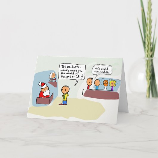 Niets dan Vrolijke Kerstmis (douane) Feestdagen Kaart (Voorkant)