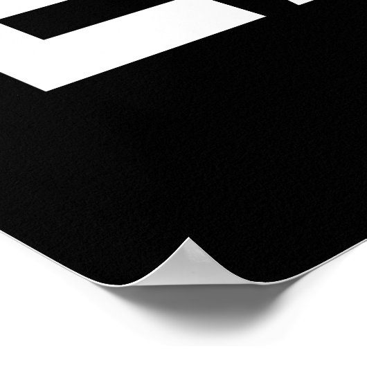 Niets dat het waard is om gemakkelijk te zijn poster (Hoek)