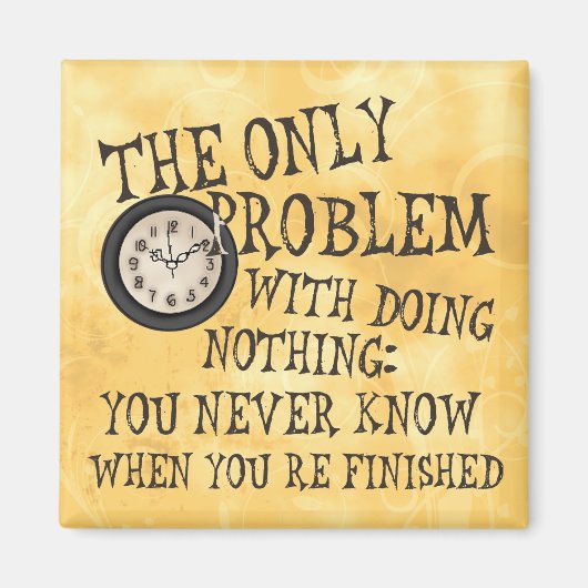 Niets doen magneet (Voorkant)