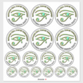 Niets echt kan bedreigd worden sticker (Vel)