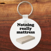 niets echt matras sleutelhanger (Voorkant)