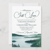 Niets Fancy Alleen liefde Green Lake Tahoe Wedding Kaart (Voorkant)