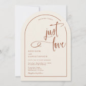 Niets Fancy Alleen Liefde Handgeschreven Script We Kaart (Voorkant)