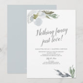 Niets Fancy Alleen Lo Cool Waterverf Florals Kaart (Voorkant / Achterkant)