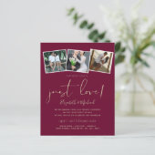 Niets Fancy bekendmaking van Liefde Elopement (Staand voorkant)