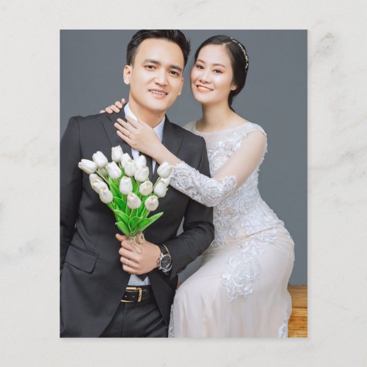 Niets Fancy bekendmaking van Liefde Elopement (Achterkant)