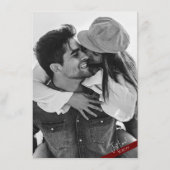 Niets Fancy Casual Bourgondië bruiloft details Informatiekaartje (Achterkant)