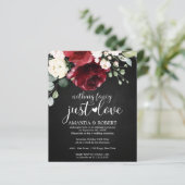 Niets Fancy Cheap Rustic Wedding Invitations (Staand voorkant)