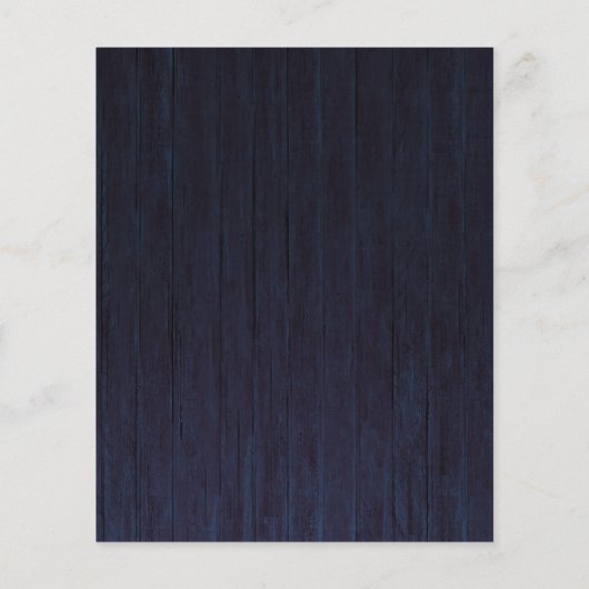 Niets Fancy Cheap Rustic Wedding Invitations (Achterkant)