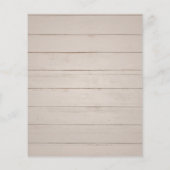 Niets Fancy Floral Cheap Weddenschap (Achterkant)