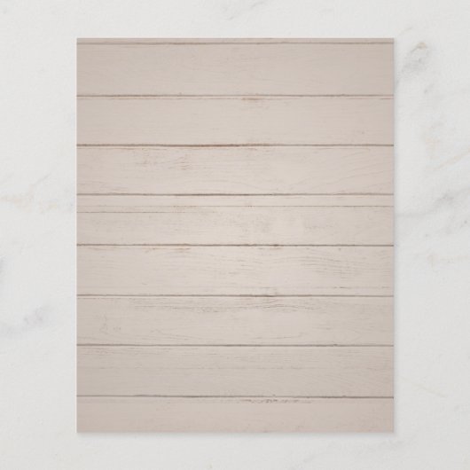 Niets Fancy Floral Cheap Weddenschap (Achterkant)