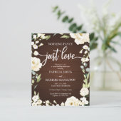 Niets Fancy Floral Cheap Weddenschap (Staand voorkant)