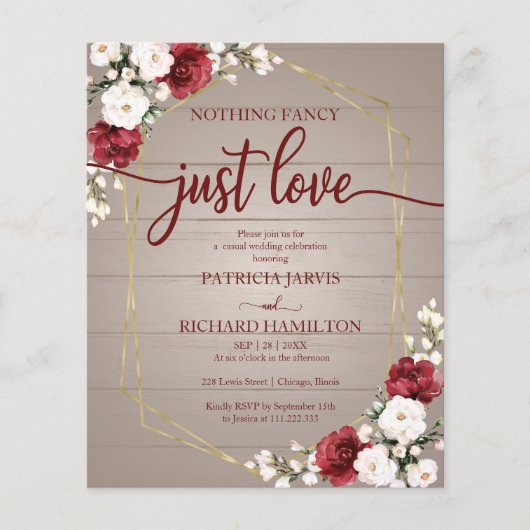 Niets Fancy Geometrische budgetweddenschappen (Voorkant)