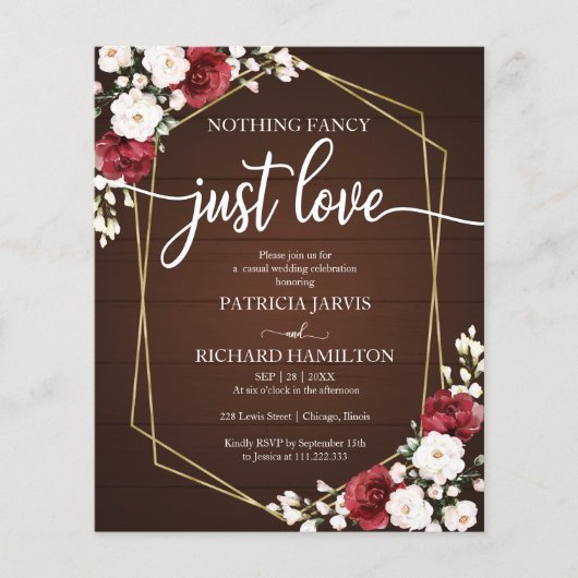 Niets Fancy Geometrische budgetweddenschappen (Voorkant)