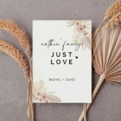 Niets Fancy gewoon houden we elopement party Kaart