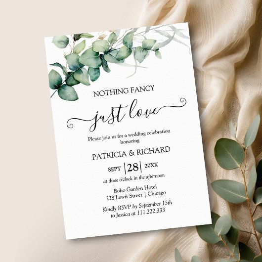 Niets Fancy, gewoon intiem liefhebben Kaart