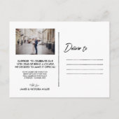 Niets Fancy gewoon liefde | Aankondiging huwelijk (Achterkant)