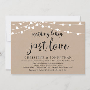 Niets Fancy, gewoon liefde, bijtende weddenschappe Kaart