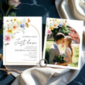 Niets Fancy gewoon liefde | Boho bruiloft uitnodig