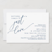 Niets Fancy, gewoon liefde, bruiloft Dancing Kaart (Voorkant)