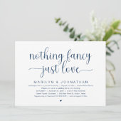 Niets Fancy, gewoon liefde, bruiloft Dancing Kaart (Staand voorkant)