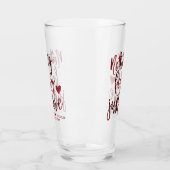 Niets Fancy gewoon liefde | Donkere Crimson rode b Glas (Links)