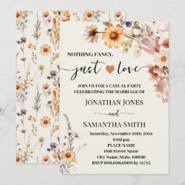 Niets Fancy Gewoon Liefde Elopement Herfst Wildblo Kaart