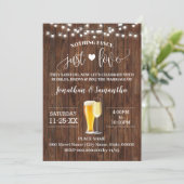 Niets Fancy gewoon Liefde Elopement Western uitnod Save The Date (Staand voorkant)