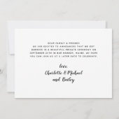 Niets Fancy gewoon liefde en een hondenweddenschap Aankondiging (Achterkant)