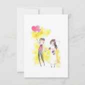 Niets fancy gewoon Liefde en een open bar Save The Date (Achterkant)