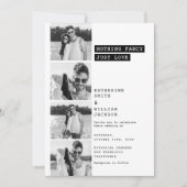 Niets Fancy gewoon Liefde Foto Booth Fun Weddensch Kaart (Voorkant)