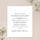 Niets Fancy Gewoon Liefde Foto Bruiloft Receptie