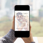 Niets Fancy Gewoon Liefde Foto Bruiloft Receptie Kaart