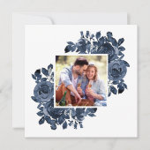 Niets Fancy gewoon Liefde Foto Rozen Weddenschap Kaart (Voorkant)