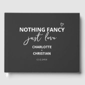 Niets Fancy gewoon liefde Gastenboek (Voorkant)