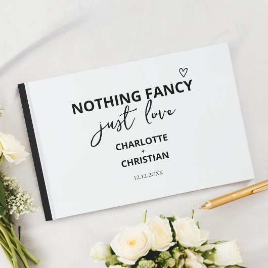 Niets Fancy gewoon liefde Gastenboek