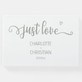 Niets Fancy gewoon liefde Gastenboek (Voorkant)