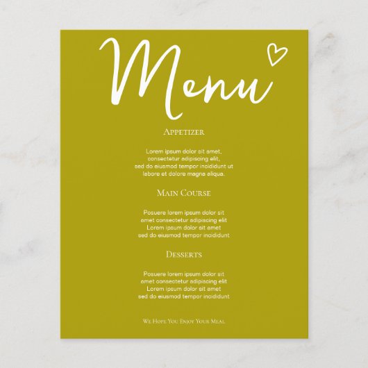 Niets Fancy Gewoon Liefde Groovy Groen Bruiloft Me (Voorkant)