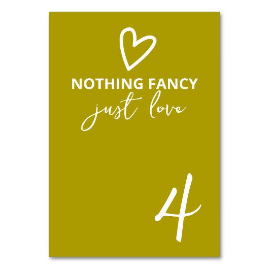 Niets Fancy Gewoon Liefde Groovy Retro 70s Bruilof Kaart (Achterkant)