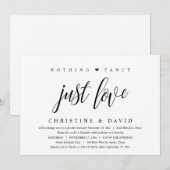 Niets fancy, gewoon liefde, Happily Ever After Fee Kaart (Voorkant / Achterkant)