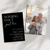 Niets Fancy gewoon liefde minimalistische Casual b Kaart