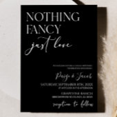 Niets Fancy gewoon liefde minimalistische Casual b Kaart