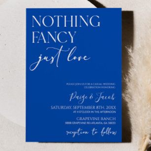 Niets Fancy gewoon liefde minimalistische Casual b Kaart