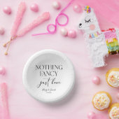 Niets Fancy gewoon liefde minimalistische Casual b Papieren Kommen (Feest)