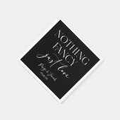 Niets Fancy gewoon liefde minimalistische Casual b Servet (Hoek)