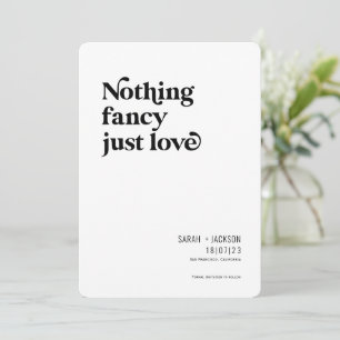Niets fancy gewoon liefde, Modern Minimalist arch  Save The Date