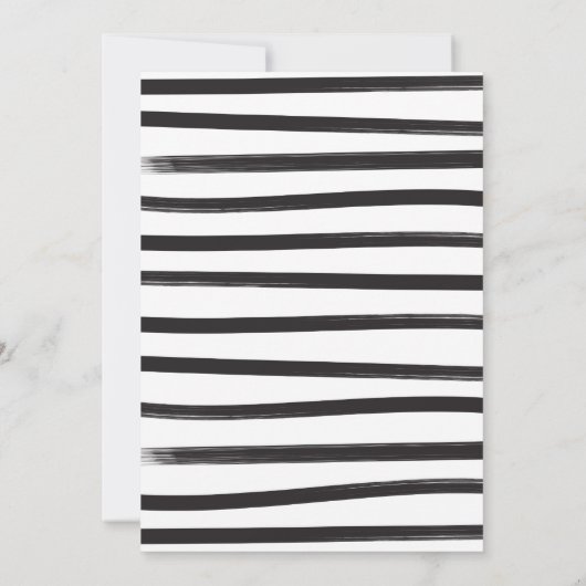 Niets Fancy gewoon Liefde Moderne Typografie Wedde Kaart (Achterkant)