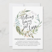 Niets Fancy gewoon liefde | Ontvangst van weddensc (Achterkant)