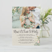 Niets Fancy gewoon liefde | Ontvangst van weddensc (Staand voorkant)