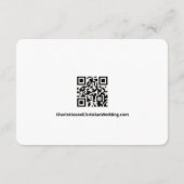 Niets Fancy Gewoon Liefde QR Code Informatiekaartje (Achterkant)